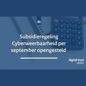 Subsidieregeling cyberweerbaarheid Justdata
