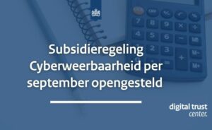 Subsidieregeling cyberweerbaarheid Justdata